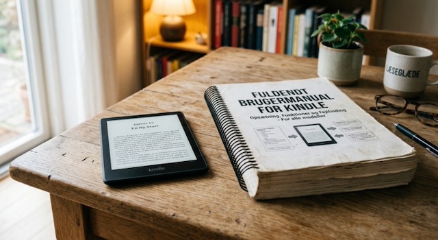 eBookReader Amazon Kindle brugermanualer